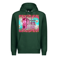 Sports Green Breast cancer  no one fıghts alone tumbler Premium Hoodie - Artiststas