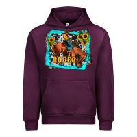 Mauve Wine western rodeo Urban Hoodie - JahusDesignShop