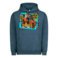 Pigment Midnight Navy western rodeo Urban Hoodie - JahusDesignShop