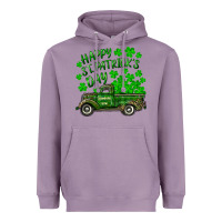 Lavender happy st. patricks day shamrock farm truck Heavyweight Hoodie - RanaPortraitStore