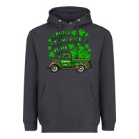 Smoke happy st. patricks day shamrock farm truck Heavyweight Hoodie - RanaPortraitStore