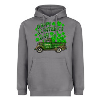 Storm happy st. patricks day shamrock farm truck Heavyweight Hoodie - RanaPortraitStore