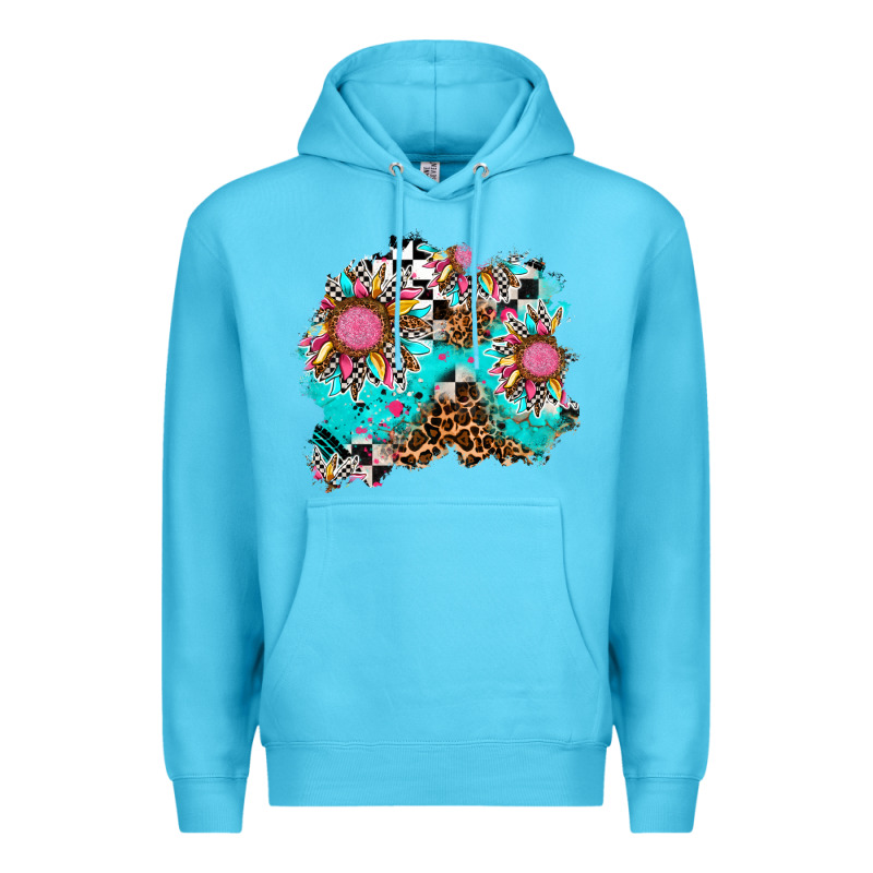 Race Sunflower Patches Premium Hoodie by AdoDesignShop | Teevron