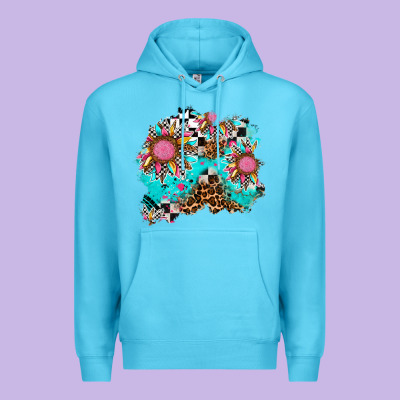 Race Sunflower Patches Premium Hoodie Designed By Adodesignshop