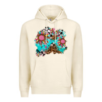 Tofu race sunflower patches Premium Hoodie - AdoDesignShop