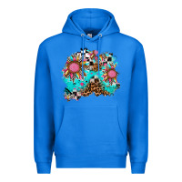 True Royal race sunflower patches Premium Hoodie - AdoDesignShop