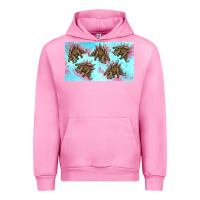 Fuchsia Pink dinosaur stegosaurus sippy cup Urban Hoodie - Artiststas