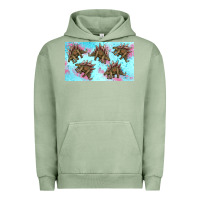 Pigment Oil Green dinosaur stegosaurus sippy cup Urban Hoodie - Artiststas