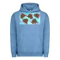 Pigment Pebble Blue dinosaur stegosaurus sippy cup Urban Hoodie - Artiststas