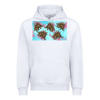 White dinosaur stegosaurus sippy cup Urban Hoodie - Artiststas