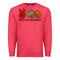 Cardinal peace love basketball Premium Sweatshirt - Zillion Design Studio