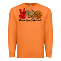 Carrot peace love basketball Premium Sweatshirt - Zillion Design Studio