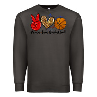 Smoke peace love basketball Premium Sweatshirt - Zillion Design Studio