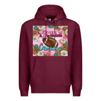 Burgundy Breast cancer  tackle cancer tumbler Premium Hoodie - Artiststas