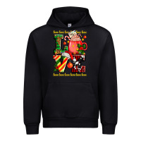 Black love with coffee cup and christmas lights Urban Hoodie - AdoDesignShop