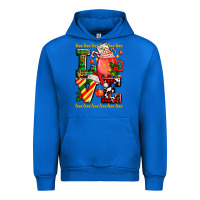 Cobalt love with coffee cup and christmas lights Urban Hoodie - AdoDesignShop