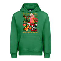 Emerald love with coffee cup and christmas lights Urban Hoodie - AdoDesignShop