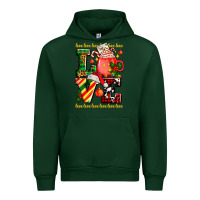 Forest Green love with coffee cup and christmas lights Urban Hoodie - AdoDesignShop