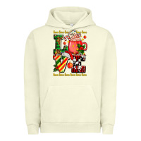 Pigment Pistachio love with coffee cup and christmas lights Urban Hoodie - AdoDesignShop