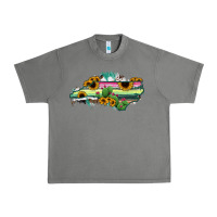 Tornado North Carolina Map Sunflower Cactus Serape Urban Heavy Tee - RanaPortraitStore