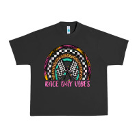 Pigment Black race day vibes rainbow Urban Heavy Tee - Artiststas