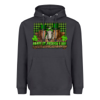 Smoke happy st. patricks day horses with leprechaun Heavyweight Hoodie - RanaPortraitStore
