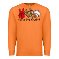 Carrot peace love baseball Premium Sweatshirt - Zillion Design Studio