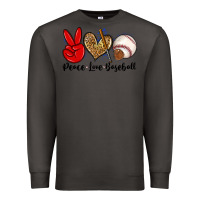 Smoke peace love baseball Premium Sweatshirt - Zillion Design Studio