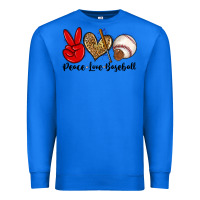 True Royal peace love baseball Premium Sweatshirt - Zillion Design Studio