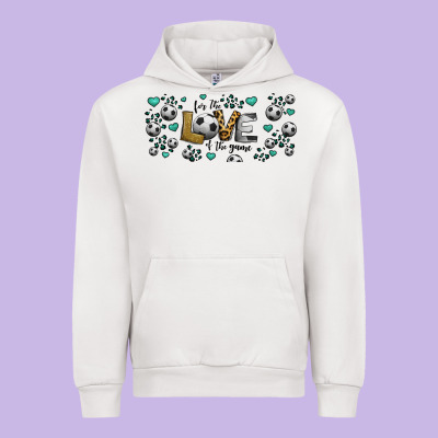 For The Love Of The Game Soccer Urban Hoodie Designed By Jasminsmagicworld