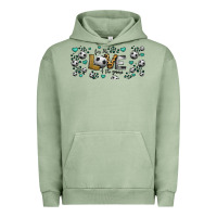 Pigment Oil Green for the love of the game soccer Urban Hoodie - Jasminsmagicworld