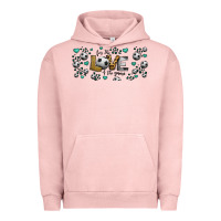 Pigment Salmon for the love of the game soccer Urban Hoodie - Jasminsmagicworld