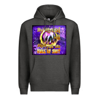 Charcoal Heather my crystal ball says you are full of shit tumbler Premium Hoodie - BundleAndBundleShop