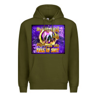 Army Green my crystal ball says you are full of shit tumbler Premium Hoodie - BundleAndBundleShop