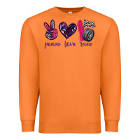 Carrot peace love race Premium Sweatshirt - texasbilliewilder