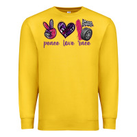Lemon peace love race Premium Sweatshirt - texasbilliewilder