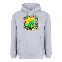 Heather Grey lucky vibes Heavyweight Hoodie - RanaPortraitStore
