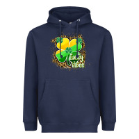 Navy lucky vibes Heavyweight Hoodie - RanaPortraitStore