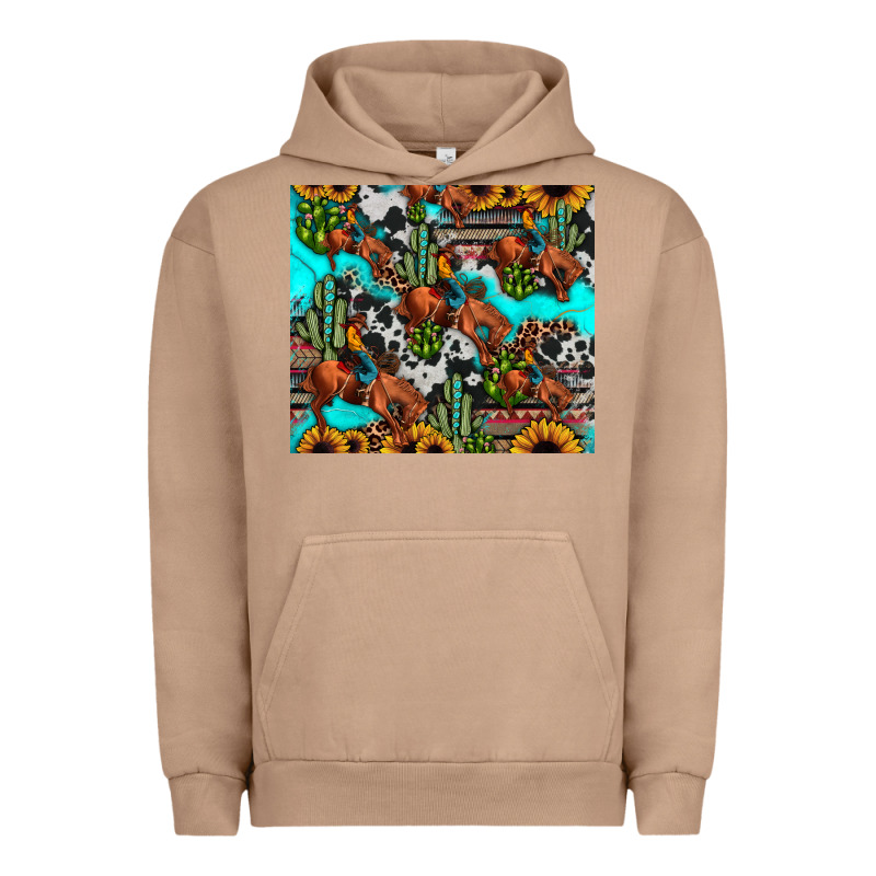 Rodeo Cowboy Tumbler Urban Hoodie by JahusDesignShop | Teevron
