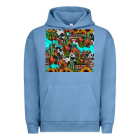 Pigment Pebble Blue rodeo cowboy tumbler Urban Hoodie - JahusDesignShop