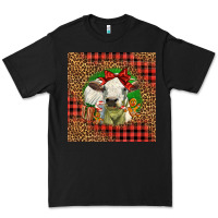 Black cute baby calf christmas Premium Tee - LillyAllenDesigns