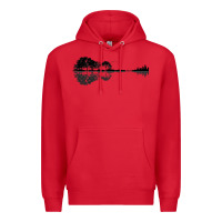Red Nature Guitar Premium Hoodie - Bettercallsaul