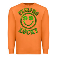 Carrot feeling lucky with leopard Premium Sweatshirt - RanaPortraitStore