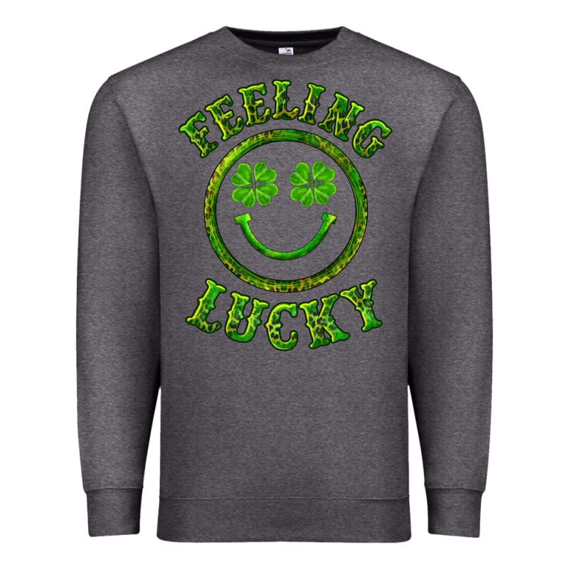 Feeling Lucky With Leopard Premium Sweatshirt by RanaPortraitStore | Teevron
