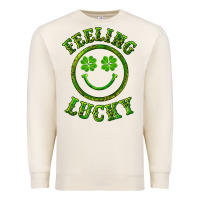 Sandshell feeling lucky with leopard Premium Sweatshirt - RanaPortraitStore