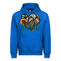 Cobalt football hearts Urban Hoodie - Jasminsmagicworld