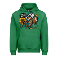 Emerald football hearts Urban Hoodie - Jasminsmagicworld