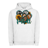 Pigment Lunar Rock football hearts Urban Hoodie - Jasminsmagicworld