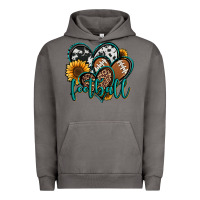 Pigment Tornado football hearts Urban Hoodie - Jasminsmagicworld