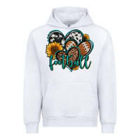 White football hearts Urban Hoodie - Jasminsmagicworld